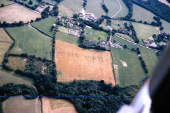 Bardown, aerial view of excavations August 1964: photo H. Cleere