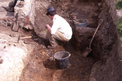 Bardown excavations August 1970: photo H. Cleere