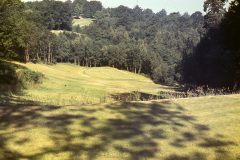 The 13th fairway of Beauport Park golf course; the ironworks lie beneath it and beyond the green: photo A. Chatwin