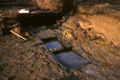 North wheelpit during excavation: photo Chris Place