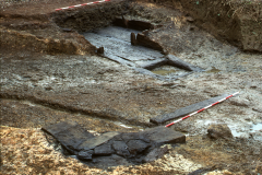 Anvil base in foreground; north wheelpit behind: photo Chris Place