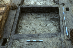 Detail of framework of north wheel pit: photo Chris Place