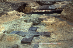 Anvil base; south wheel pit in background: photo Chris Place