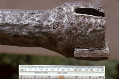 Head of boring bar with a steel cutting bit removed: photo F. Tebbutt