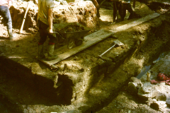 Chingley Furnace wheelpit: photo W. Beswick