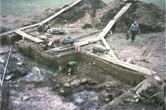 Chingley Forge excavation: photo Lynn Willies