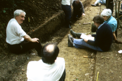 Cobhambury Wood, Edenbridge, excavators: photo J. Hodgkinson