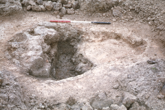 Furnace 2 during excavation: photo F. Tebbutt