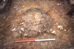 Furnace 2 before excavation: photo F. Tebbutt