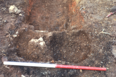 Furnace 3 during excavation: photo F. Tebbutt