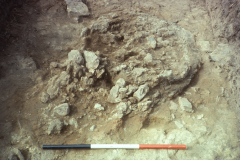 Furnace 2 during excavation: photo F. Tebbutt