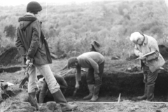 Cow Park, 1976, Fred Tebbutt standing right: photo anon