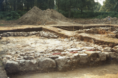 Foundations of Timber Building B: photo A. Meades