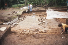 Foundations of Timber Building B: photo A. Meades