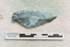Neolithic/Bronze Age transverse arrow head: photo A. Meades