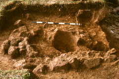 Furnace 1 during excavation: photo J. Hodgkinson