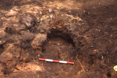 Little Furnace Wood, Furnace 1 excavation early stage, Oct 2003: photo J. Hodgkinson