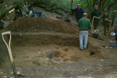 Little Furnace Wood, Oct 2003, excavation: photo J. Hodgkinson