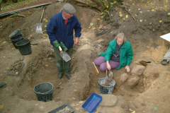 Little Furnace Wood, Oct 2003, excavation: photo J. Hodgkinson