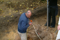 Little Furnace Wood, Oct 2003, excavation: photo J. Hodgkinson