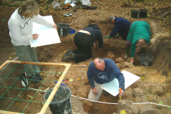 Little Furnace Wood, Oct 2003, excavation: photo J. Hodgkinson