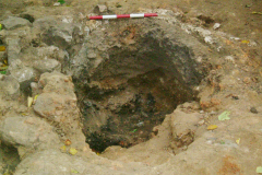 Little Furnace Wood, Oct 2003, Furnace 1 during excavation: photo J. Hodgkinson