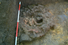 Little Furnace Wood, Sep 2006, Furnace 2 during excavation: photo J. Hodgkinson