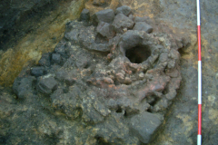 Little Furnace Wood, Oct 2006, Furnace 2 during excavation: photo J. Hodgkinson