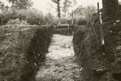Minepit Wood, Site C, Trench through Slag Heap (photo courtesy of Tunbridge Wells Museum)