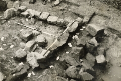 Minepit Wood, Site C, Corner of Building enclosing Furnace (photo courtesy of Tunbridge Wells Museum)