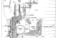 Plan of excavation in 1989