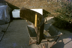 Rim of waterwheel: photo W. Beswick