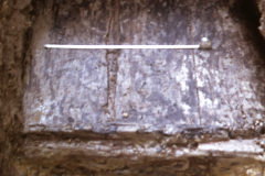 Panningridge: detail of wheel pit of period 2 furnace: photo H. Cleere Oct 1969