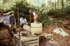 A later bloomery furnace: photo J. Hodgkinson