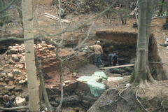 General view of the furnace and gun casting pit: photo D. Meades