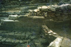 The remains of the blowing arch of the furnace: photo D. Meades