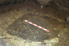 Smelting furnace prior to excavation: photo J. Hodgkinson