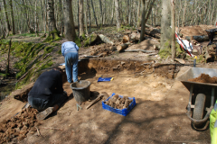 Thorp's Wood excavation 2013: photo J. Hodgkinson