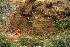 Early stages of excavation: photo W. Beswick